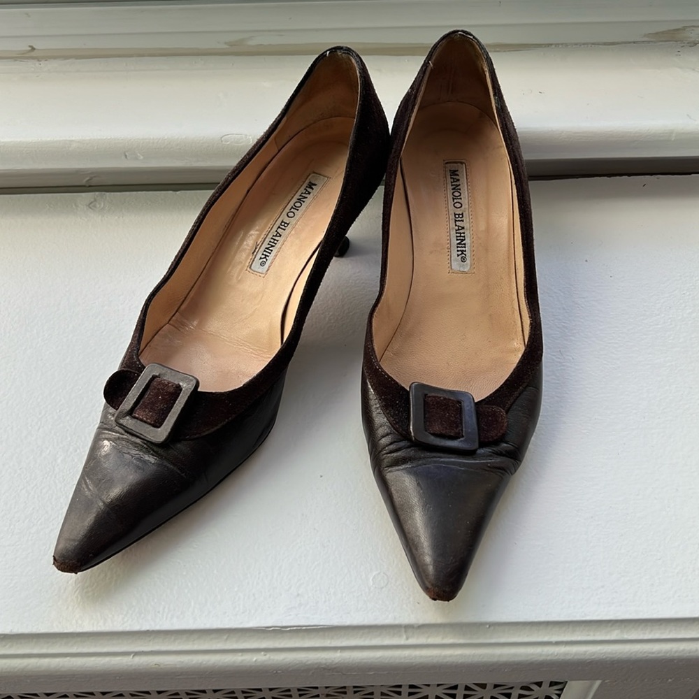 Vintage Manolo Blahnik Kitten Heels